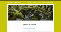 Desktop Screenshot of bois-de-paiolive.org